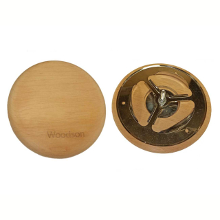 Вентиляционный клапан (заглушка) Woodson, 100 мм, ольха. Фото №2