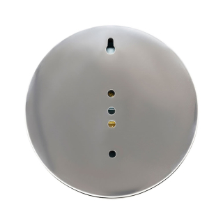 Термометр-гигрометр для сауны Fischer в корпусе D160 мм, из нержавеющей стали черного цвета. Фото № 4