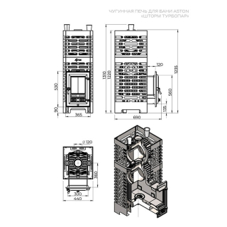 Печь для бани ASTON 