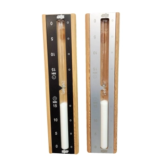 Часы песочные SG-2 SILVER (канадский кедр / белый песок). Фото № 3