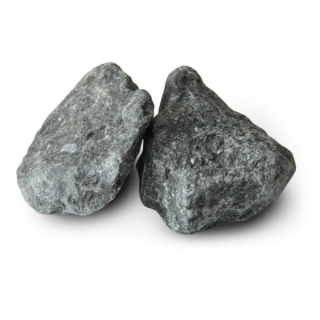 Камни для бани и сауны Габбро-Диабаз 20 кг., Обвалованный. Фото №2