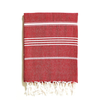 Пештемаль Джапраз Красный полотенце для турецкой бани. Фото №3