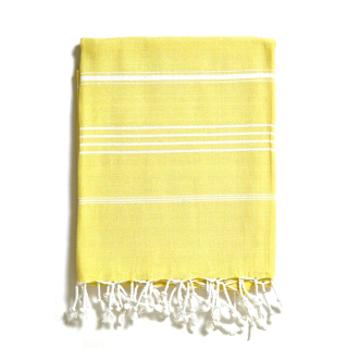 Пештемаль Джапраз Желтый полотенце для турецкой бани. Фото №3