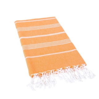 Пештемаль Джапраз Оранжевый полотенце для турецкой бани. Фото №1