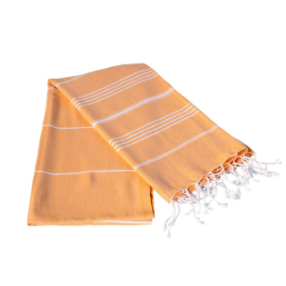 Пештемаль Джапраз Оранжевый полотенце для турецкой бани. Фото №3