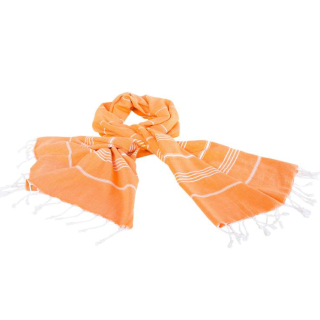 Пештемаль Джапраз Оранжевый полотенце для турецкой бани. Фото №4