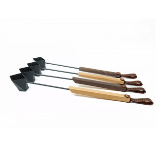 Ковш для бани Варвара рукоятка квадрат из светлого Бука, AISI 201, 250 мл. Фото № 3