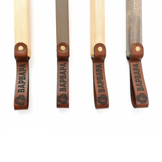 Ковш для бани Варвара рукоятка квадрат из светлого Бука, AISI 201, 250 мл. Фото № 4