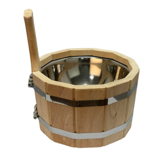 Шайка 3 л, с нерж. вставкой Ольха (УН-3). Фото № 1