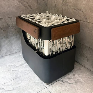 Электрическая печь BORN Stone 11E Black, 11 кВт. Фото № 12