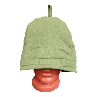Шапка банная Baneum, зелёная. Фото № 4