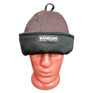 Шапка банная Baneum, коричневая. Фото № 1