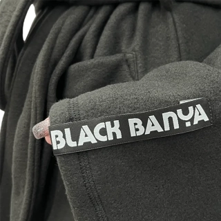 Халат с капюшоном Oversize Black Banya флис (размера 42-48) женский. Фото №4