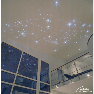 Оптоволоконный комплект Cariitti Звездное небо VPL30T-CEP75, белое мерцание, 75 точек. Фото №2