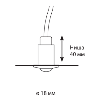 Светильник Cariitti CR05 Led IP67 хром, матовая линза. Фото №2
