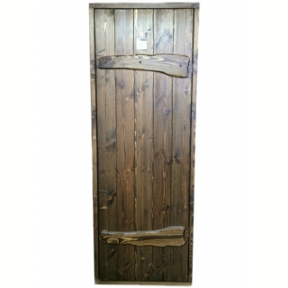 Деревянная дверь для бани DoorWood Русь 1890х690. Фото №1