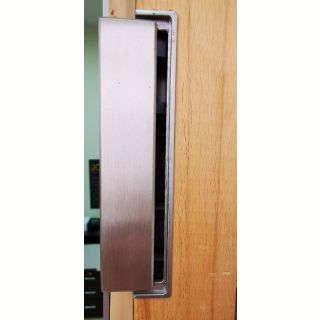 Дверь для сауны, со скрытыми петлями, DoorWood Flash Royal, прозрачное, 1900*700. Фото №4