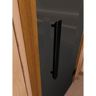 Дверь для сауны и бани DoorWood Фаворит BLACK Графит 1900х700 (по коробке). Фото № 4