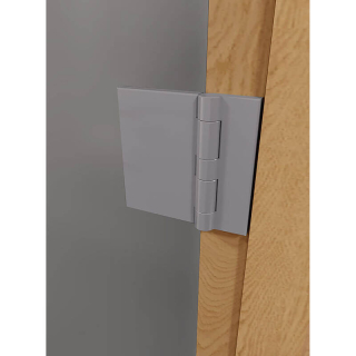 Дверь для сауны и бани DoorWood Фаворит Сатин 1900х700 (по коробке). Фото № 3