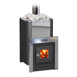 Дровяная печь для бани Ермак 12-С Элит (Нержавейка). Фото № 1