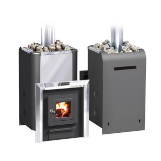 Дровяная печь для бани Ермак 20-С Элит (Нержавейка). Фото № 2