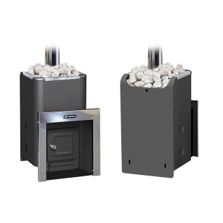 Газо-дровяная банная печь Ермак Уралочка 12 (Сталь). Фото № 2