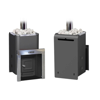 Газо-дровяная банная печь Ермак Уралочка 16 (Сталь). Фото № 2