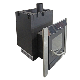 Дровяная печь для бани Ермак 3D (Сталь). Фото № 1