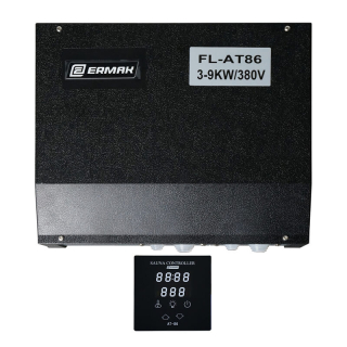 Электрическая печь для бани Ермак FLW-45, с выносным пультом в комплекте. Фото № 3