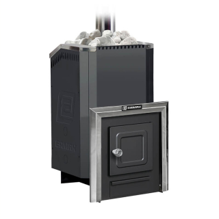 Дровяная печь для бани Ермак 12 Стандарт (Сталь). Фото № 1