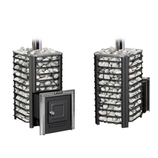 Дровяная печь для бани Ермак 24 Сетка Стандарт (Сталь). Фото № 3