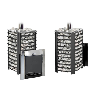 Дровяная печь для бани Ермак 30 Сетка Стандарт (Сталь). Фото № 3