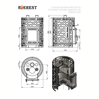 Печь для бани Эверест 