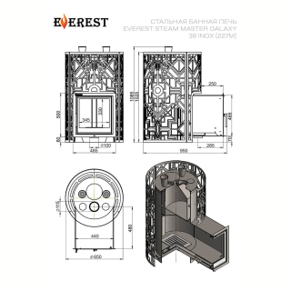 Печь для бани Эверест 