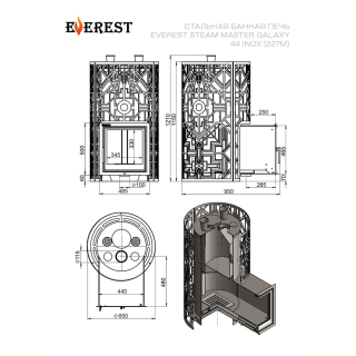 Печь для бани Эверест 