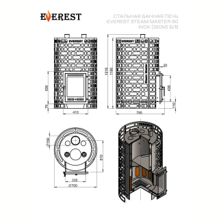 Печь для бани Эверест 