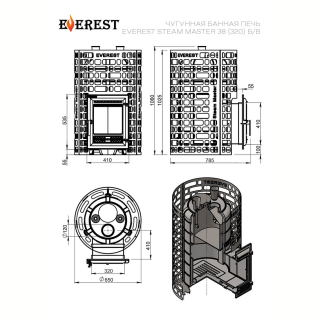 Печь для бани Эверест 