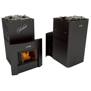 Печь Grill’D Fortuna 280 window black. Фото №1