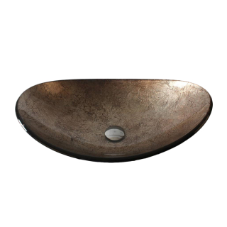 Раковина стеклянная Bronze De Luxe Т12-L540-W360-H165мм 12196. Фото №2