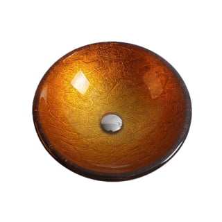 Раковина стеклянная Bronze De Luxe Т19-D425-H150мм 14055. Фото № 2