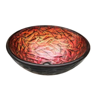 Раковина стеклянная Bronze De Luxe Т19-D425-H150мм 23. Фото № 1