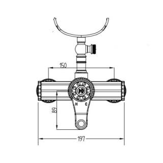 Гигиенический душ Bronze De Luxe WINDSOR (со смесителем) 10135. Фото №2