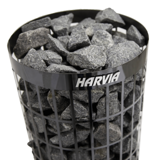 Печь для сауны Harvia Cilindro PC90 Black Steel, со встроенным пультом. Фото №2