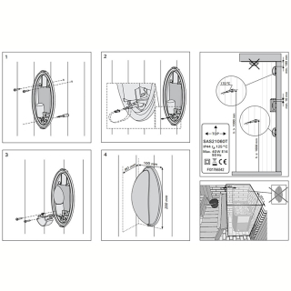 Светильник для сауны Harvia SAS21060 (40 Вт). Фото № 2