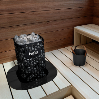 Печь для бани и сауны Helo Himalaya 105 (пульт Elite в комплекте; 10,5 кВт; черный цвет; 100 кг камней). Фото №5