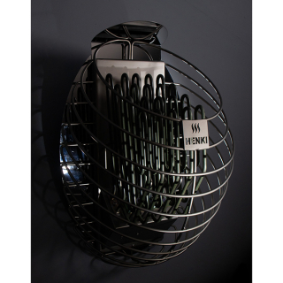 Электрическая печь для бани и сауны Henki Nest Black, черная (пульт управления Wi-Fi в комплекте) 10 кВт. Фото №4