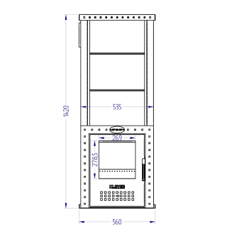 Газовая печь Klover RT 20-RV (талькомагнезит 30мм). Фото №5