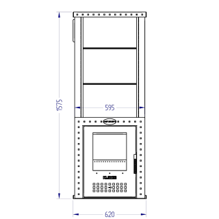 Газовая печь Klover RT 35-RV (талькомагнезит 40мм). Фото №7