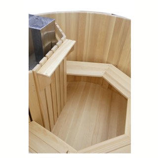 Круглая японская баня Фурако со встроенной дровяной печью (на 3-4 человека). Фото №3