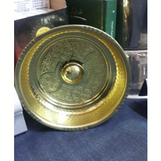 Чаша медная для хамама золото диаметр 16 см . Фото №4